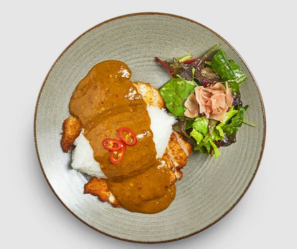 hot chicken katsu curry