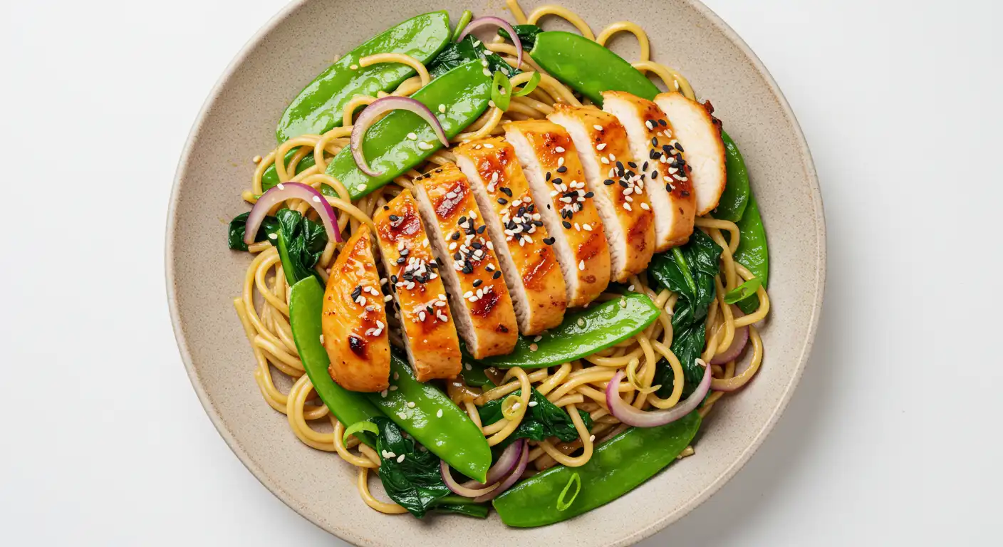 Chicken teriyaki
soba