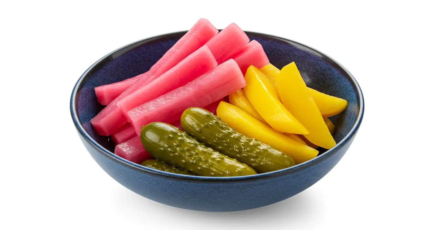 Rainbow pickles