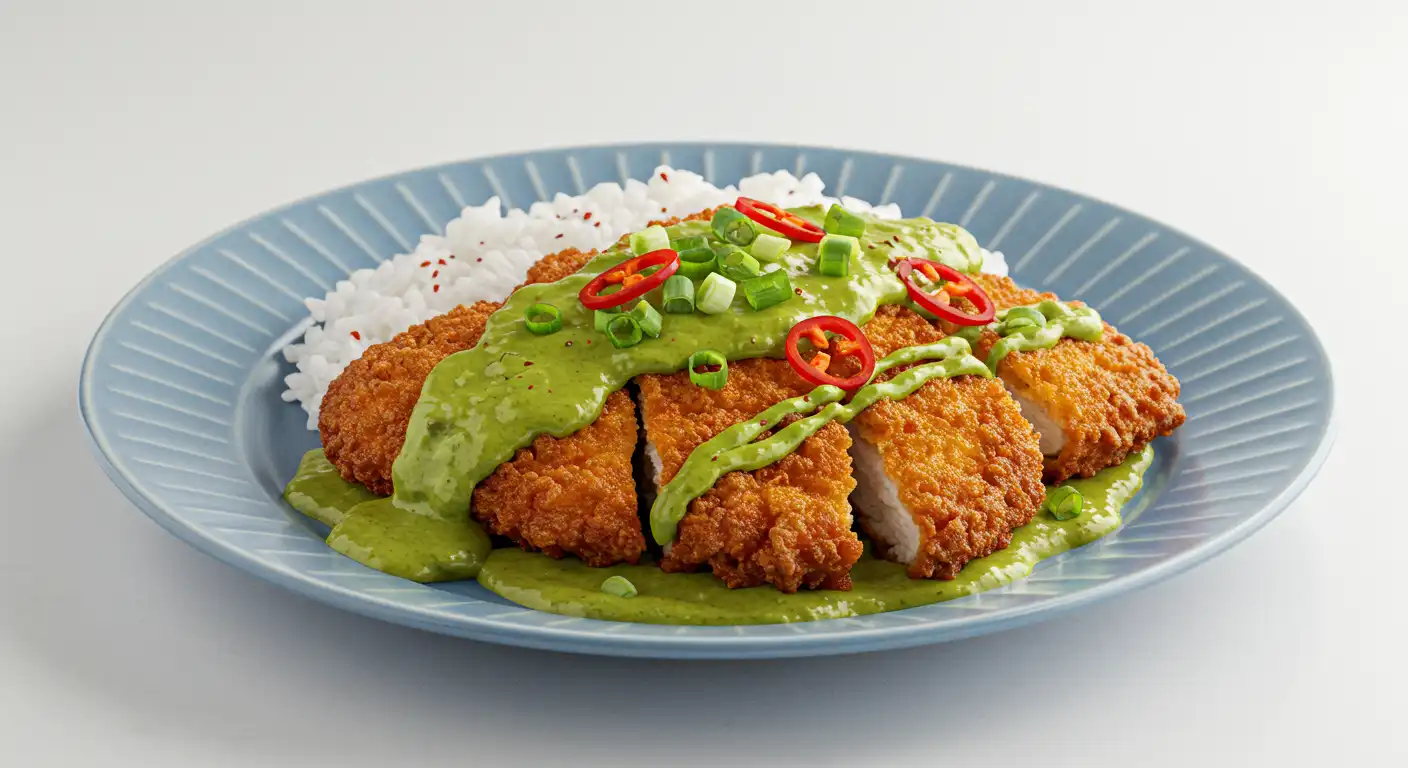Chicken katsu
waffle