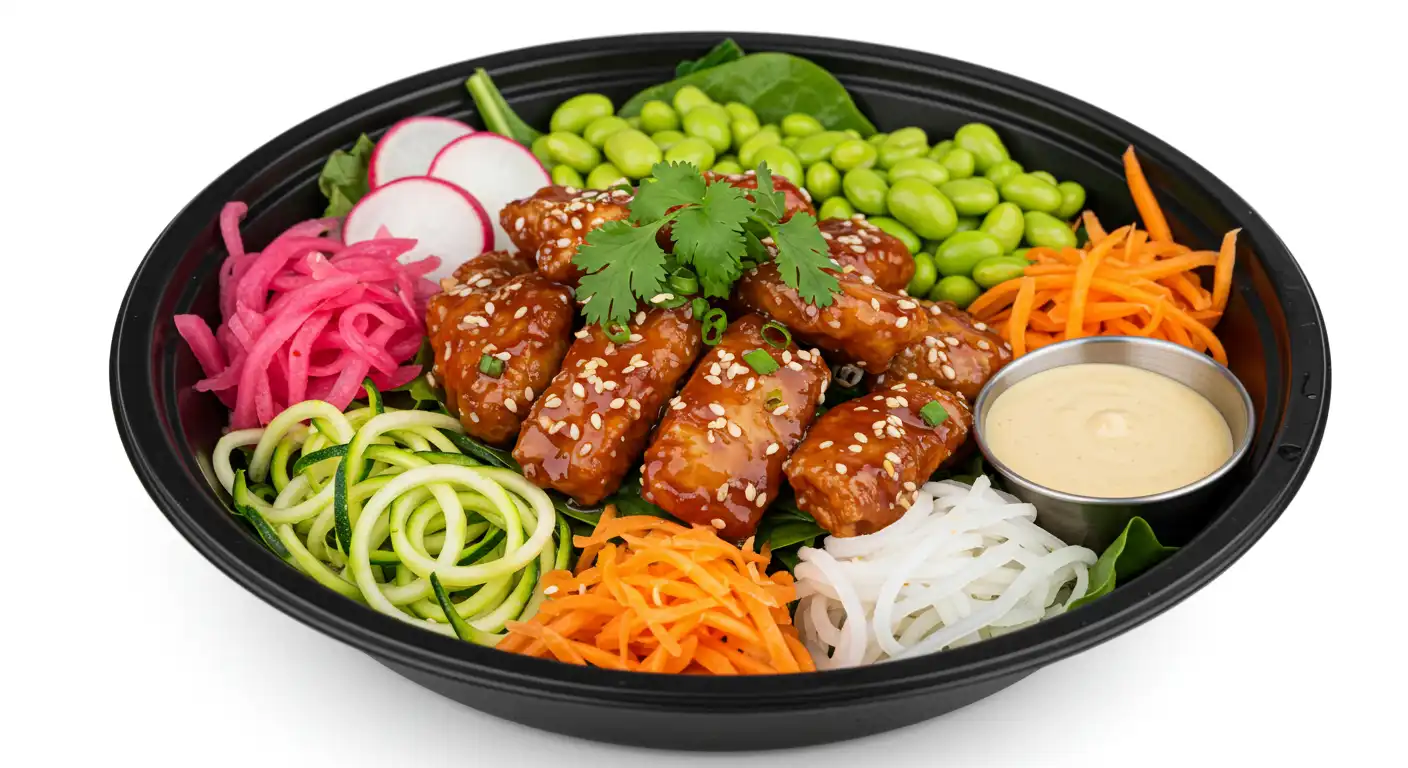 Pulled shiitake koyo bowl