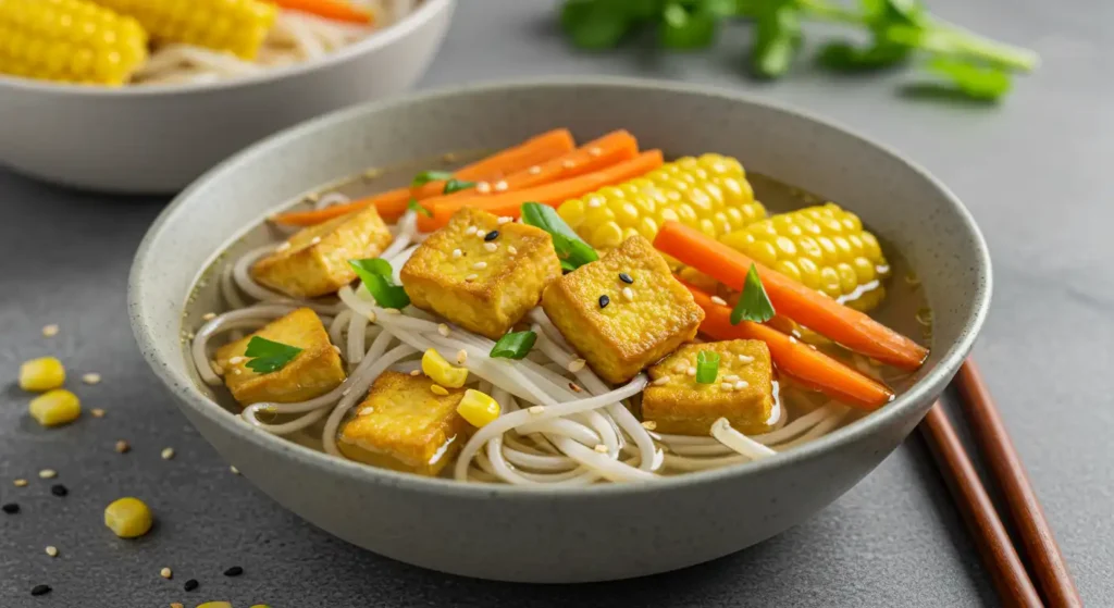 MINI YASAI RAMEN WITH RICE NOODLES