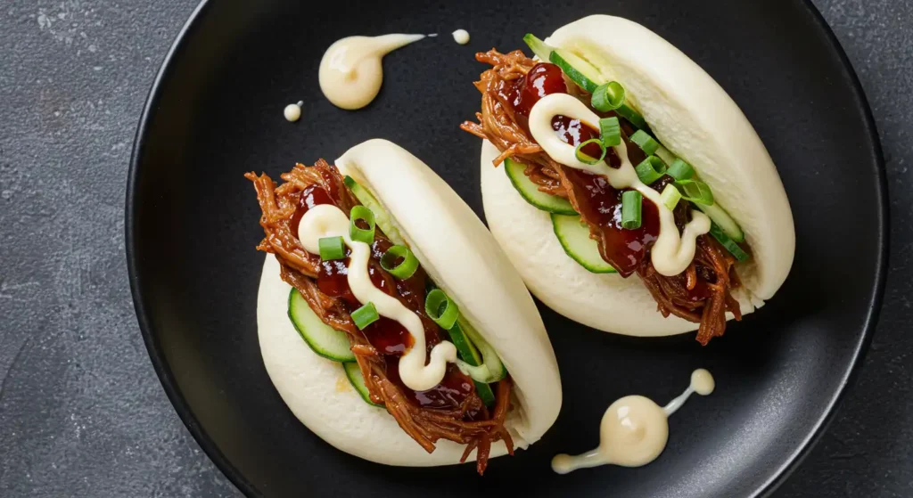 HOISIN PULLED DUCK BUNS