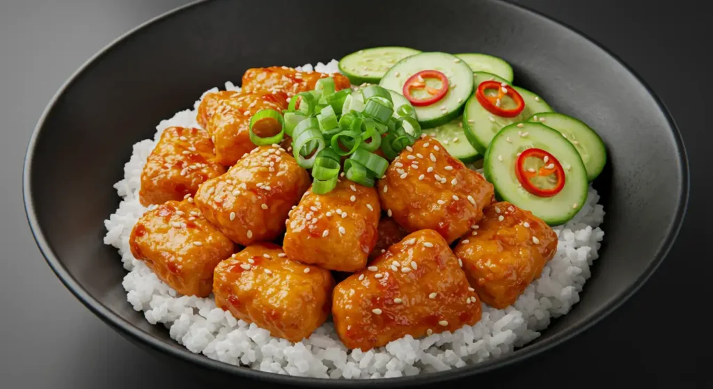 SILKEN TOFU GOCHUJANG RICE BOWL