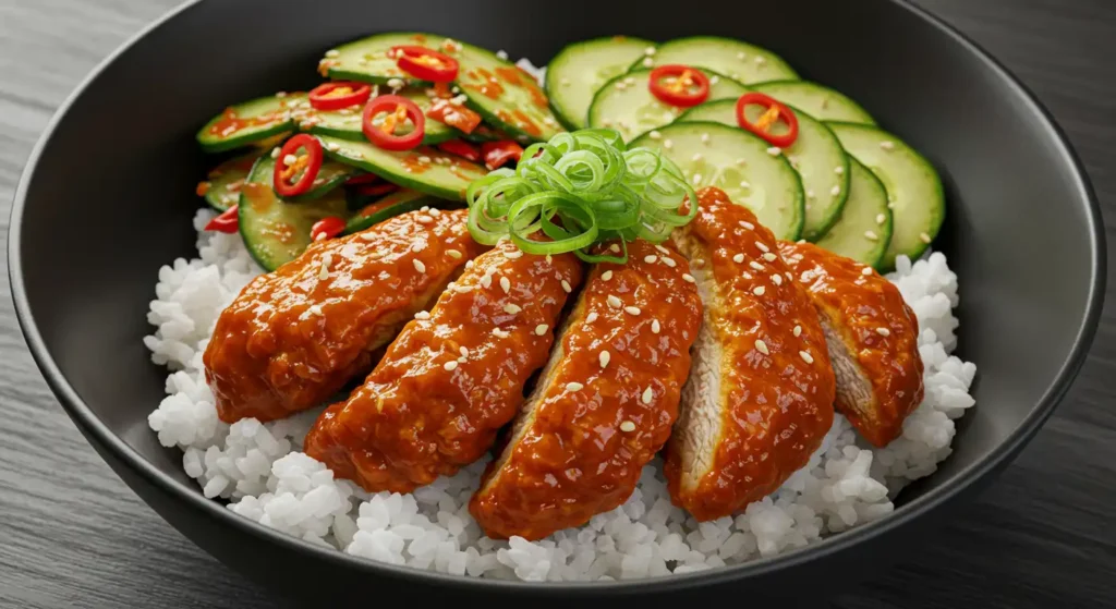 CHICKEN GOCHUJANG RICE BOWL
