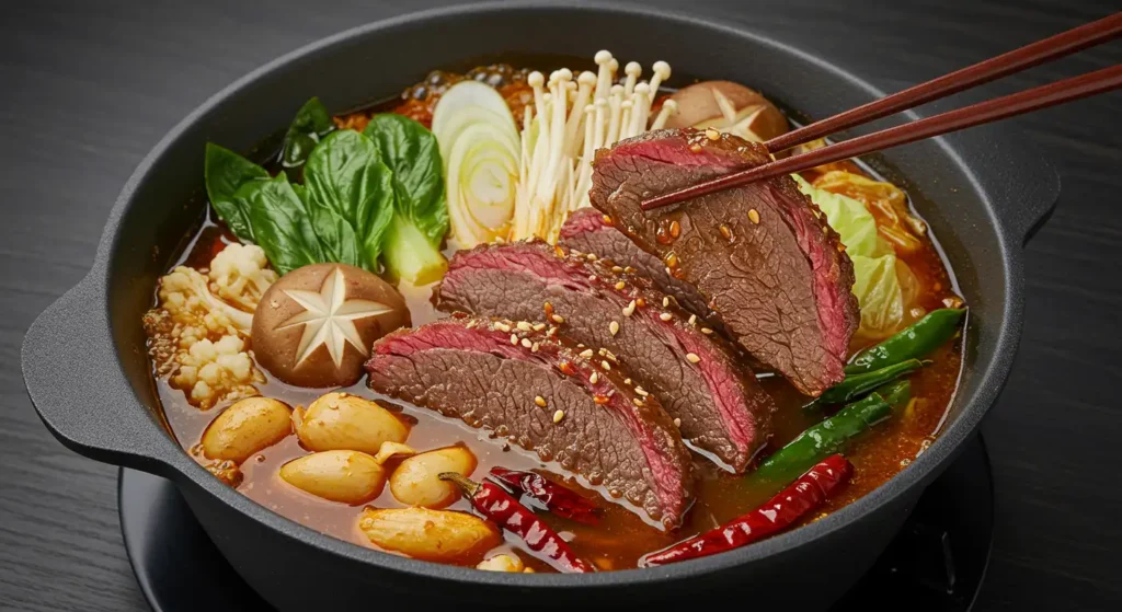 TERIYAKI BEEF BRISKET HOT POT