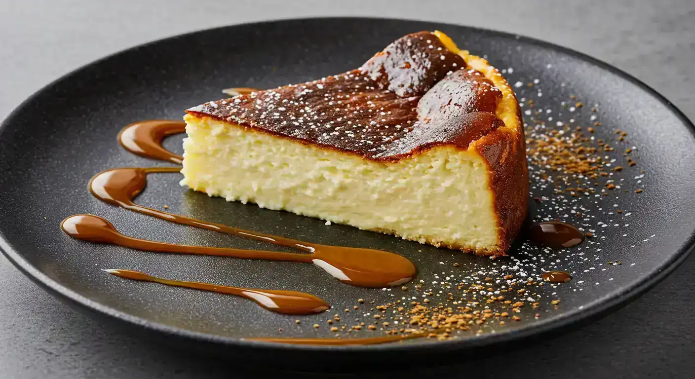YUZU BASQUE CHEESECAKE
