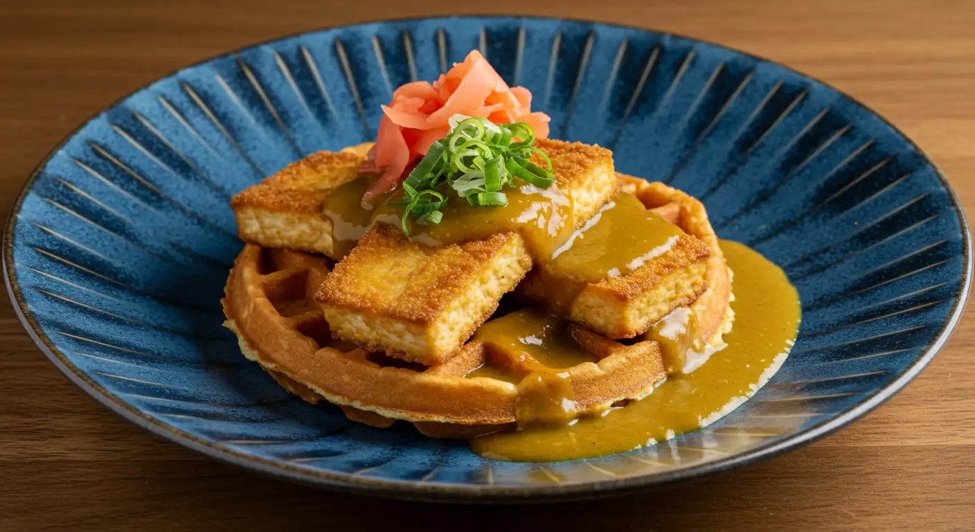 Chicken Katsu Waffle