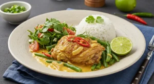 MARINATED CHICKEN THIGH COCONUT KARE